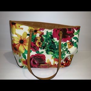 NINE WEST Summer  Flower Tote Bag